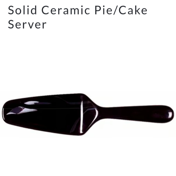 Mikasa Galleria Vintage Black Opus Pie Cake Server Calla Lily 80s Gothic - Picture 1 of 3